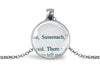 Literary Jewelry Necklace – Upcycled Book Page Pendant