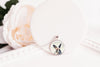 Floral rabbit pendant necklace, animal lover bunny jewelry - Whimsy Spirit Shop