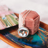 Floral buffalo pendant necklace, bison animal lover jewelry - Whimsy Spirit Shop