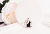 Black Cat Necklace – Floral Wildflower Pendant