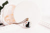 Black Cat Necklace – Floral Wildflower Pendant