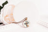 Giraffe pendant necklace with floral crown, safari jewelry gift