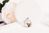 Floral crown Highland cow necklace, farm animal pendant - Whimsy Spirit Shop