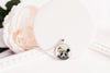 Floral crown panda necklace, unique wildlife pendant jewelry - Whimsy Spirit Shop