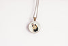 Guinea pig necklace with flower crown, animal lover gift jewelry - Whimsy Spirit Shop