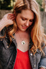 Guinea pig necklace with flower crown, animal lover gift jewelry - Whimsy Spirit Shop
