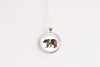 Floral Bear Necklace - Nature Lover Pendant - Woodland Animal Jewelry