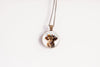Highland Cow Necklace: Flower Crown, Scottish Farm Animal Jewelry