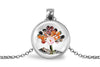 Joshua Tree Necklace With Floral Design – Desert Southwest Nature Pendant Jewelry