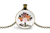 Joshua Tree Necklace With Floral Design – Desert Southwest Nature Pendant Jewelry