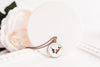 Narwhal Necklace With Floral Design – Magical Ocean Nature Pendant Jewelry – Bronze