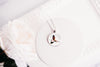 Parrot Necklace With Floral Design – Tropical Bird Nature Pendant Jewelry – Silver