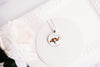 Peahen Necklace With Floral Design – Elegant Bird Nature Pendant Jewelry – Silver