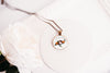 Peahen Necklace With Floral Design – Elegant Bird Nature Pendant Jewelry – Bronze