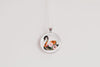 Swan Necklace With Floral Design – Elegant Grace Nature Pendant Jewelry