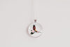 Parrot Necklace With Floral Design – Tropical Bird Nature Pendant Jewelry