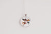 Pegasus Necklace With Floral Design – Mythical Fantasy Nature Pendant Jewelry