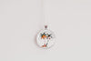 Palm Tree Necklace With Floral Design – Tropical Beach Nature Pendant Jewelry