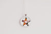 Starfish Necklace With Floral Design – Coastal Ocean Nature Pendant Jewelry