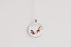 Otter Necklace With Floral Design – Ocean Cute Nature Pendant Jewelry