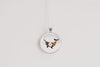 Narwhal Necklace With Floral Design – Magical Ocean Nature Pendant Jewelry