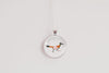 Roadrunner Necklace With Floral Design – Southwest Desert Nature Pendant Jewelry