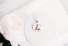 Sea Lion Necklace With Floral Design – Coastal Marine Nature Pendant Jewelry – Silver