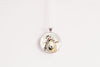 Rustic sheep necklace with flower crown, farm animal jewelry - Whimsy Spirit Shop