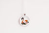 Swan Necklace With Floral Design – Elegant Grace Nature Pendant Jewelry – Silver