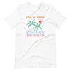 White Bella + Canvas T-Shirt - Women's Summer Palm Tree Tee | Casual Beachwear | Breathable Cotton | Sizes XS-5XL T-Shirts Whimsy Spirit Store XS  
