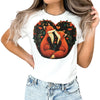 Kissing Foxes T-Shirt T-Shirts Whimsy Spirit Store   