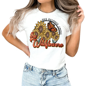 Wildflowers T-Shirt T-Shirts Whimsy Spirit Store   