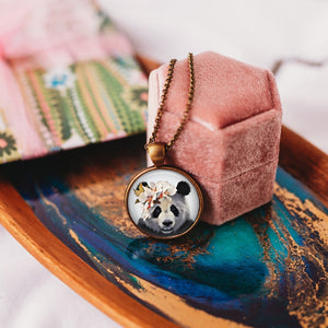 Panda Necklace Necklaces Whimsy Spirit Store   