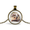 Hedgehog Necklace Necklaces Whimsy Spirit Store Bronze  