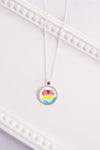 Pansexual Pride Cat Necklace Necklaces Whimsy Spirit Store   