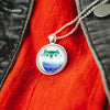 Men's Gay Pride Cat Necklace Necklaces Whimsy Spirit Store   