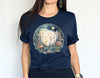 Mushrooms Full Moon Tshirt T-Shirts Whimsy Spirit Store   