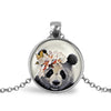 Panda Necklace Necklaces Whimsy Spirit Store Silver Plated  