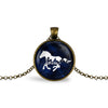 Celestial Horse Necklace Necklaces Whimsy Spirit Store Bronze Plated  