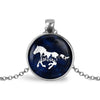 Celestial Horse Necklace Necklaces Whimsy Spirit Store Silver Plated  